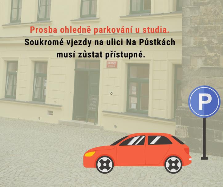 Fotografie k události Prosba ohledně parkování u studia 🚗